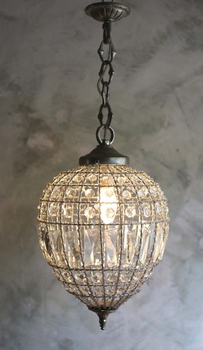 Vintage crystal empire - crystal, globe