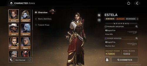 Destiny rising founder account - destiny,