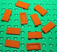 10 x Lego Dark Orange Tile ref 3069b set 76052 10264 7325 75827 10218 75220 5771