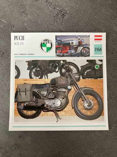 Carte fiche moto - fiche, collection