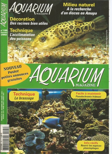 Aquarium magazine 195 - aquarium, n°195