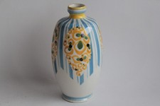 Vase porcelaine Liane Henri Delcourt Boulogne-sur-Mer Art déco (62387)