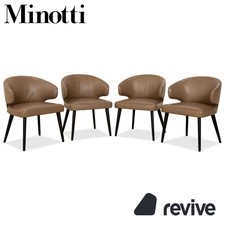 Ensemble De 4 Chaises En Cuir