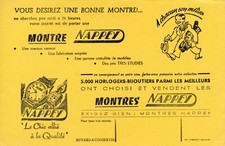 BUVARD PUBLICITAIRE // MONTRES