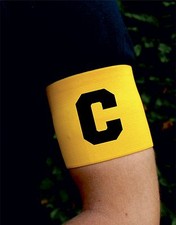 WD PREMIUM Football Bandeau Guide de Jeu Bandeau de Capitaine 9cm Largeur avec Impression C NEUF