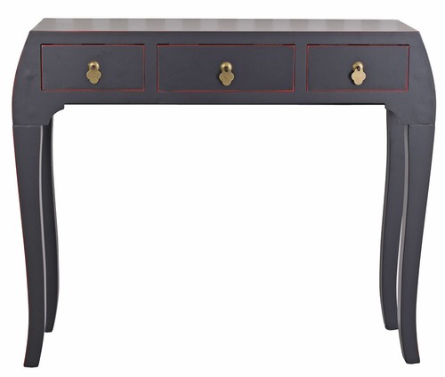 Table console noir - console, de