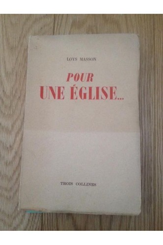 Pour une église loys - une, église...