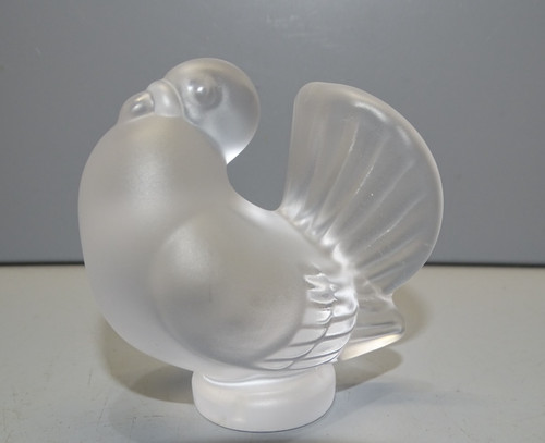 Joli sujet cristal satiné - sujet,