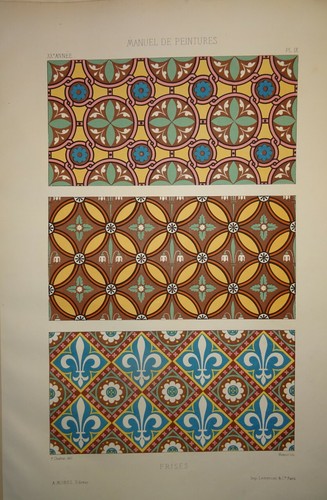 Grande litho couleur ornement - grande,