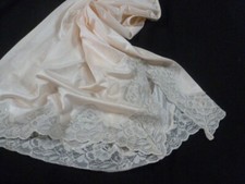 joli jupon vintage long  jolie dentelle T38/40 taille élastique  ref ROC401