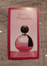 Carte Parfumée - Perfume Card . Avon - Far away paradise Liquatouch