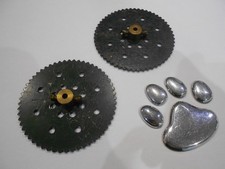 MECCANO 2 ROUES DE CHAINE NOIR N° 95b