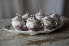 Lot 6 pots à crème anciens