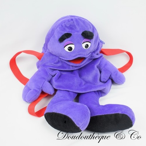 Sac dos peluche grimace - sac,