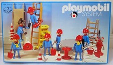 1976 Geobra Playmobil System 3403 Pompiers Fire Fighters 7 Klicky EXT
