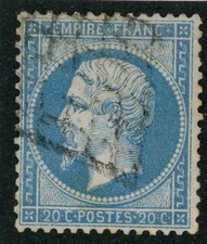 Classique de France Napoléon N°22  oblitération grille