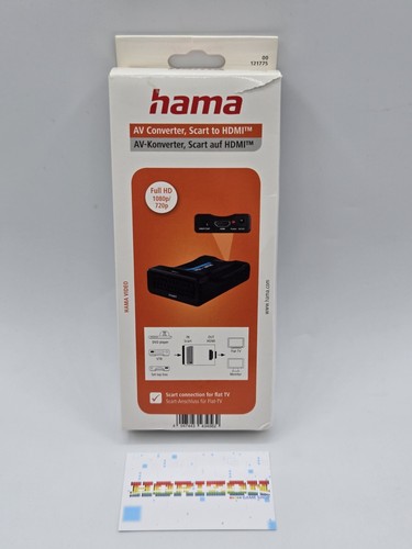 Hama convertisseur scart - av,