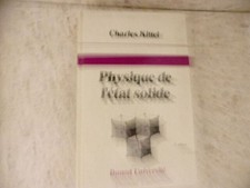 Physique de l'état solide | Charles Kittel | Très bon état