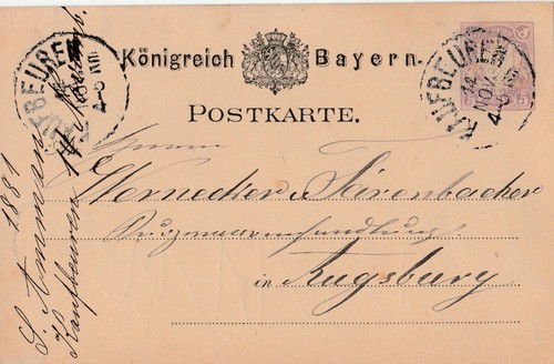 Carte postale envoyée par