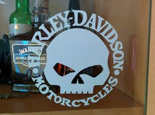 stickers autocollant harley davidson skull sportster iron  ( 10 cm ) decal