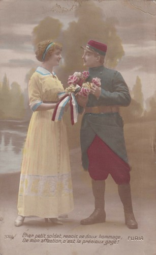 Carte postale fantaisie - carte,