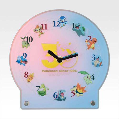 Horloge acrylique pokemon - horloge,