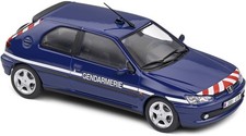 PEUGEOT 306 S16 16V GENDARMERIE BLEU 2022 SOLIDO S4311407 1:43 167HP LHD