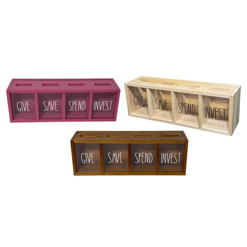 Tirelire bois pour enfants - tirelire,