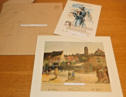 1940 certificat militaire - 1940,