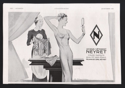 Publicité 1938 beauté sous - 1938,