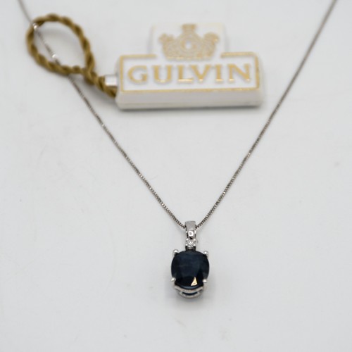 Collier blanc 18 carts - (or),
