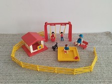 Playmobil vintage 3416 jardin enfant aire de jeux