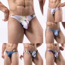 1/2X Slip Jockstrap À Poche Convexe Pour Hommes Culotte Taille Basse Sexy /