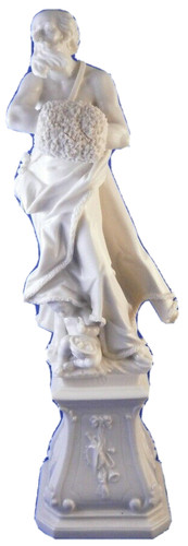 Belle grande figurine - belle, d'hiver