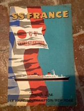 Plan écorché du paquebot France French Line J.Jacqueline