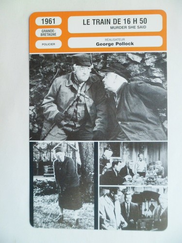 Carte fiche cinema 1961 - fiche,