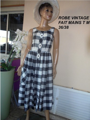 Robe ete vintage - vintage, gros