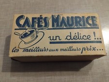 TRÈS ANCIENNE BOITE DES " CAFÉS MAURICE " ANNÉES 30.