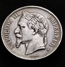 5 FRANCS 1869 "PETIT BB"