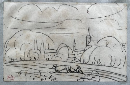 Adolphe beaufrère dessin - dessin, au