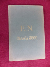 livret : notice sur l' entretien automobile FN  chassis 3800