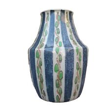 Grand Vase Fernand Elchinger Art Deco Alsace Soufflenhein Numéroté Ancien