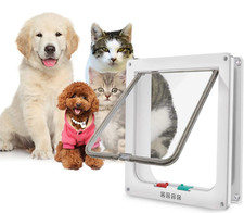 Chatiere porte Etanche Pour Chat Chien Taille L (23.5 * 25.2 * 5.5cm)