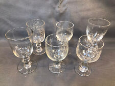 Lot 6 anciens verres de