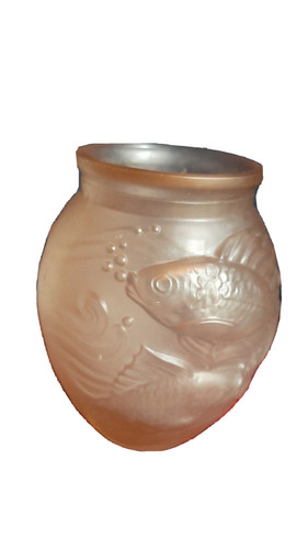 Vase rond art déco souchon - déco,