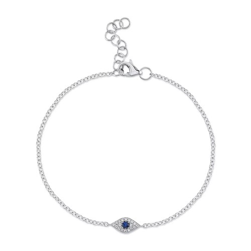 14k blanc saphir diamant - or,
