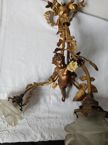 Lustre bronze chérubin xix - bronze,