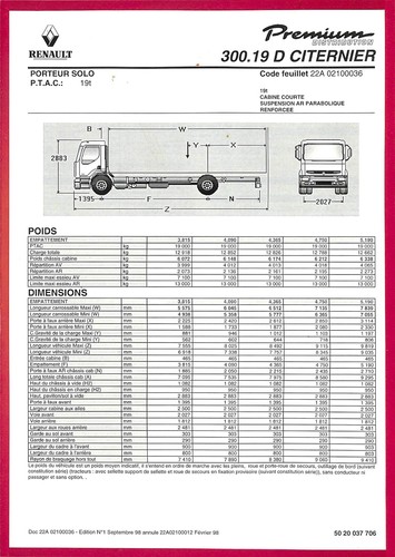 Renault premium porteur - renault, /