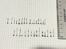 Lot d'anciennes aiguilles de