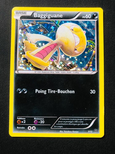 Carte pokémon baggiguane - pokémon, 7/12